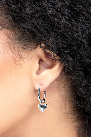 Monica Silver Earring