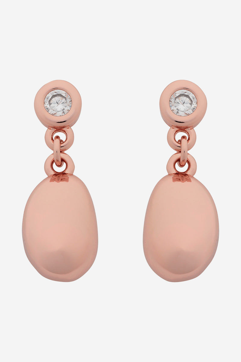 Liberte gold drop earrings.