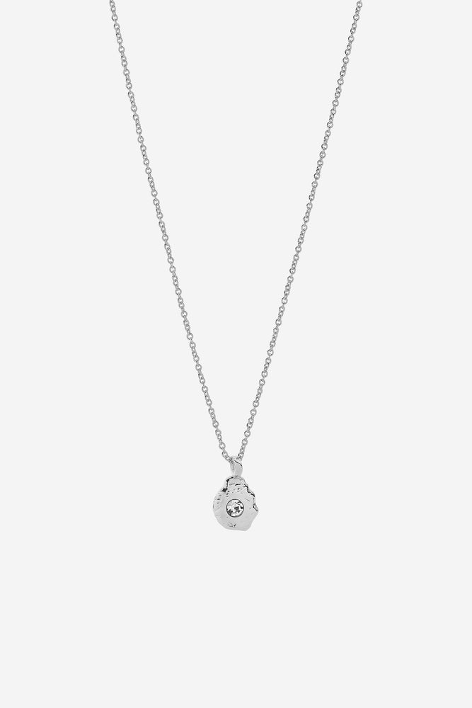 Porter Silver Clear Necklace