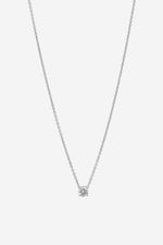 Allegra Silver Clear Necklace
