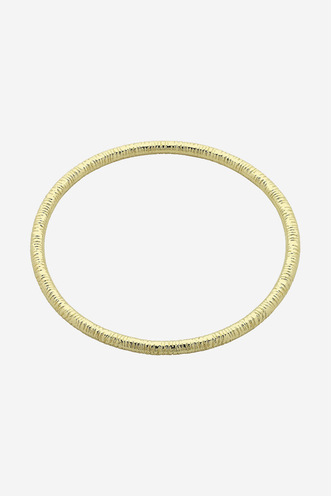 
            
                Load image into Gallery viewer, Suvi Gold Bangle
            
        