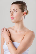 Darcy Silver Pearl Bracelet