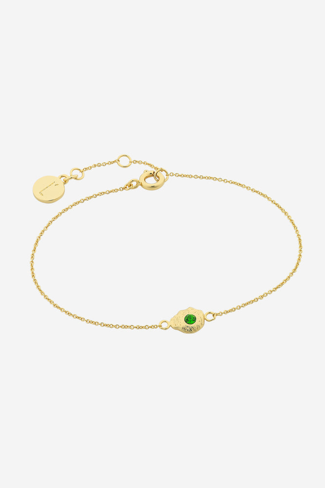 Porter Gold Emerald Bracelet