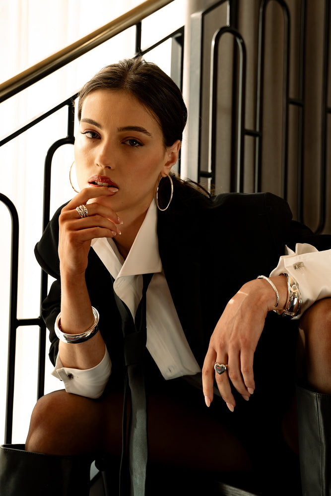 Indira Silver Cuff