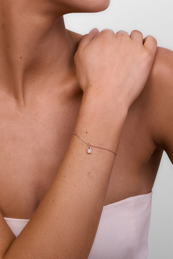 Penny Rose Gold Locket Blet