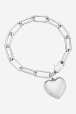 Lotte Silver Heart Bracelet