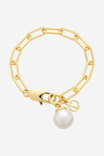 Hayley Gold Pearl Bracelet