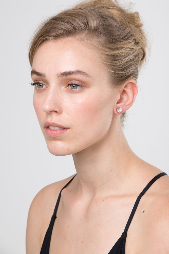 
            
                Load image into Gallery viewer, Ballet Silver Stud Earring
            
        