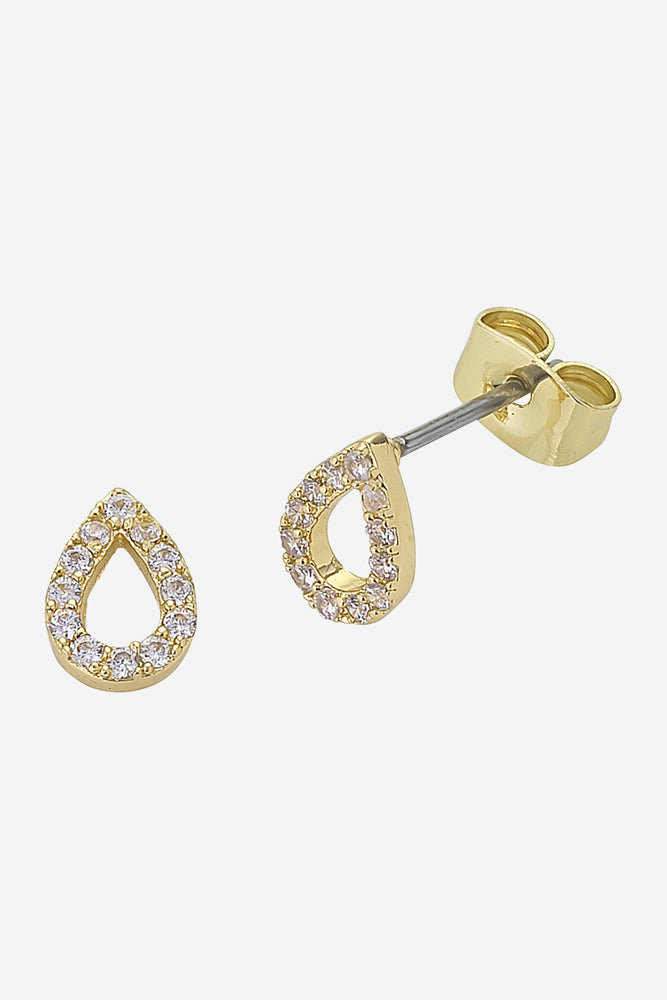 Petite Diamond Gold Earring