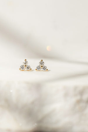 
            
                Load image into Gallery viewer, Petite Brigitte Gold Earring
            
        