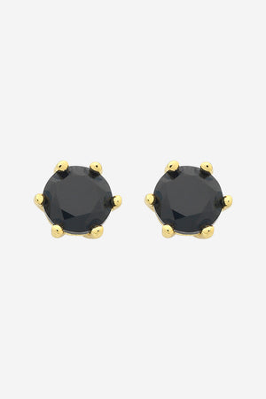 
            
                Load image into Gallery viewer, Alia Gold Jet Earring
            
        