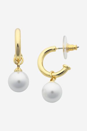 
            
                Load image into Gallery viewer, Fleur Gold Pearl Earring
            
        