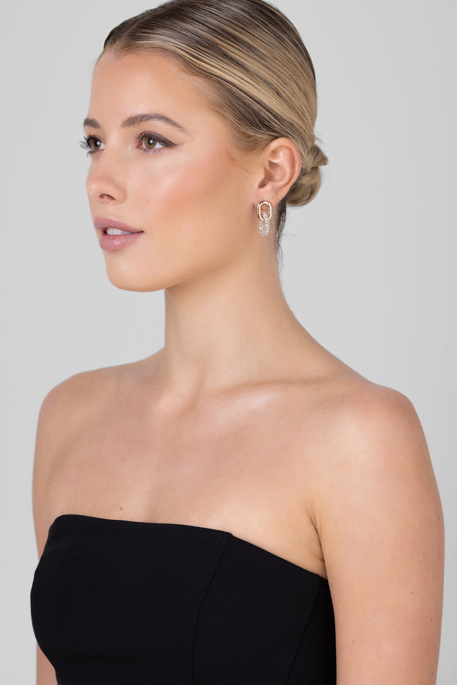 Maribelle Rose Gold Earring
