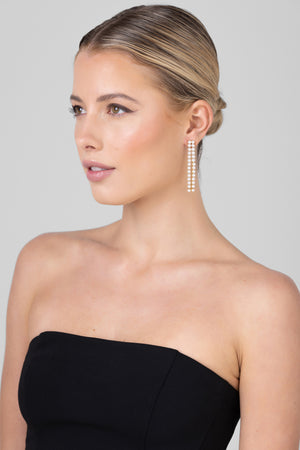 Garland Gold Pearl Earring