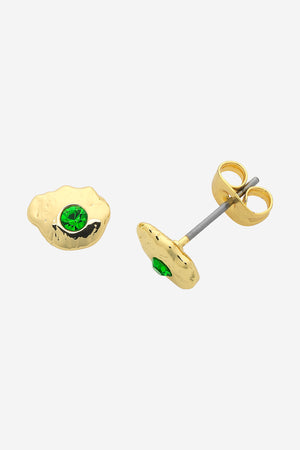 
            
                Load image into Gallery viewer, Porter Gold Emerald Stud
            
        