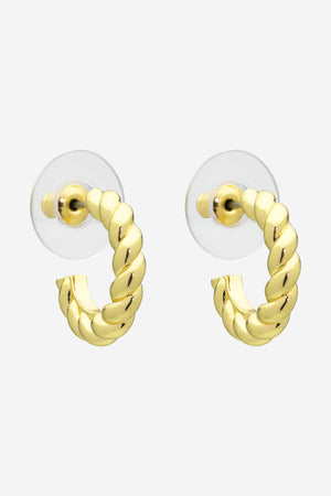 Sandy Gold Hoop Earring