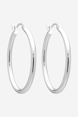 Erika Silver Hoop Earring