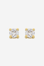 Sylvie Gold  CZ Stud