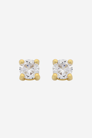 Sylvie Gold  CZ Stud