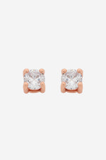 Sylvie Rose Gold CZ Stud