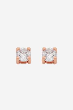 Sylvie Rose Gold CZ Stud