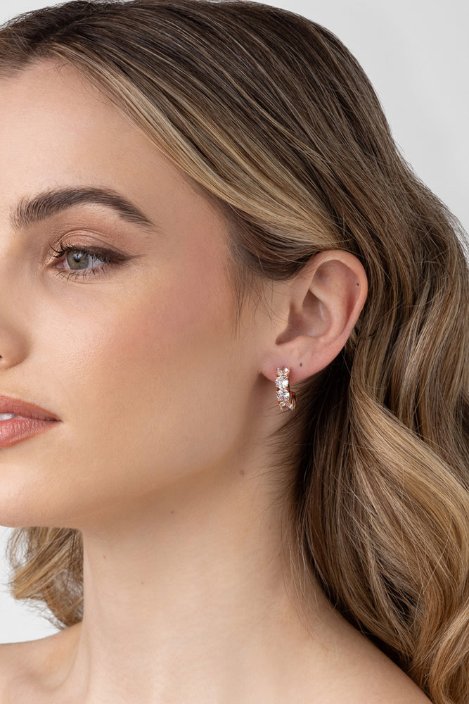 Vittoria Silver CZ Earring