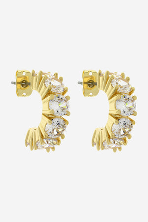 Vittoria Gold CZ Earring