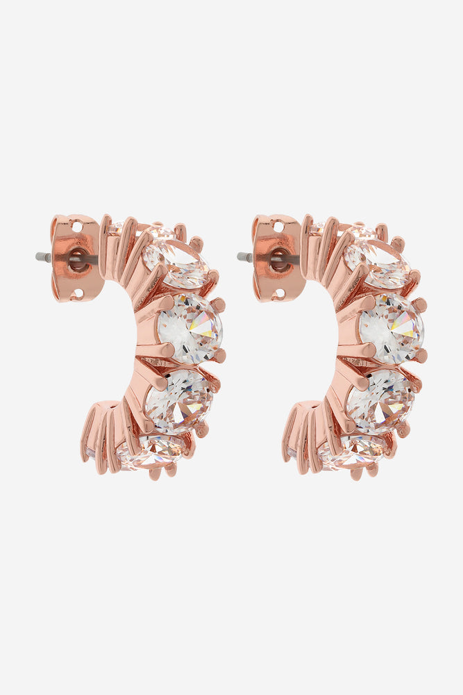 Vittoria Rose Gold CZ Earring