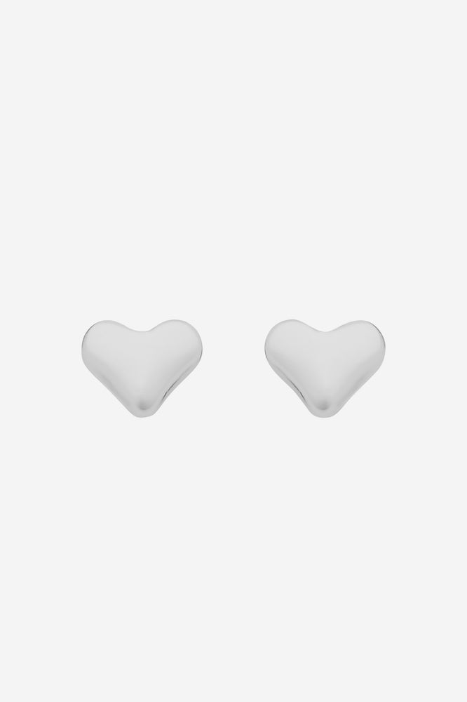 Mariel Silver Heart Earring