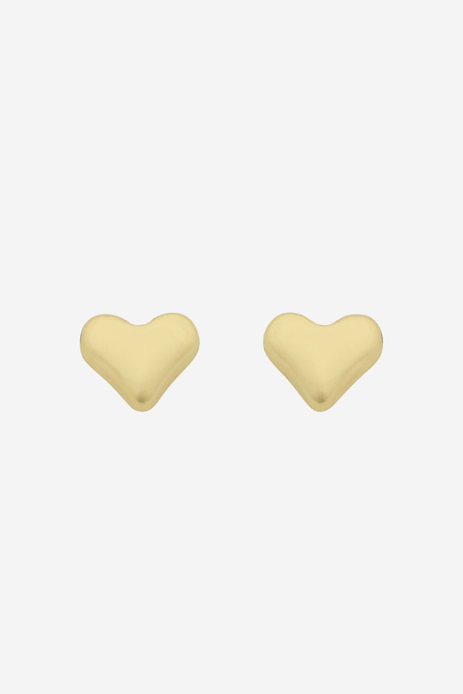 Mariel Soft Gold Heart Earring