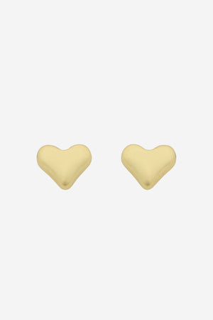 Mariel Soft Gold Heart Earring