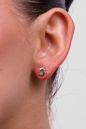 Petite Whimsy Silver Earring