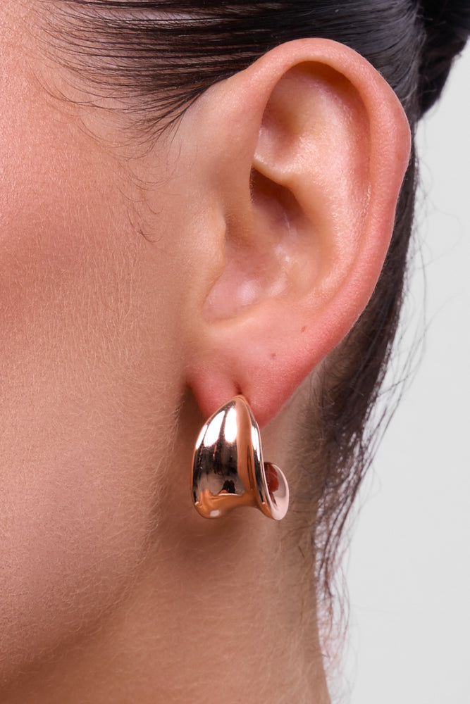 Logan Rose Gold Earring