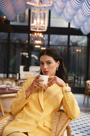 Kate Gold Square Hoop