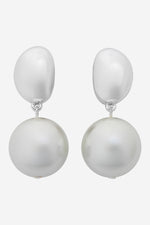 Selma Silver Pearl Earring
