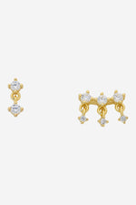 Gwen Gold Crystal Earring