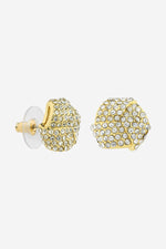 Natalina Gold Crystal Earring
