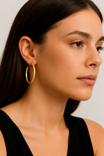 Indira Soft Gold Hoop