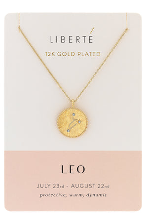 Leo Gold Necklace