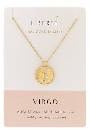 Virgo Gold Necklace