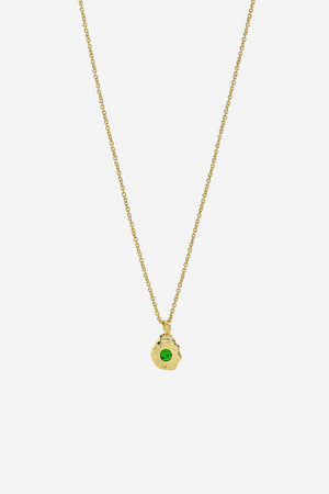 Porter Gold Emerald Necklace