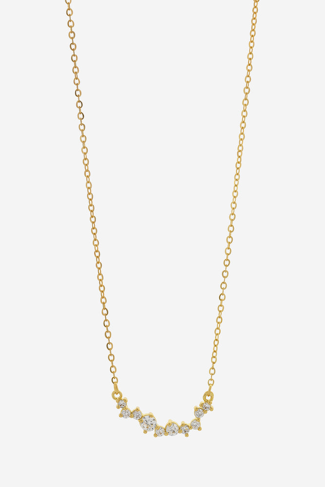 Nico Gold Clear Necklace