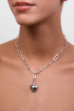 Lotte Silver Heart Necklace