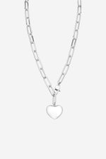Lotte Silver Heart Necklace
