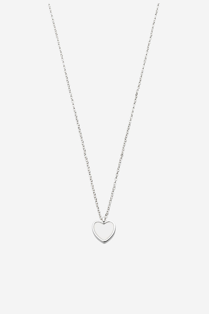 Myra Silver Heart Necklace