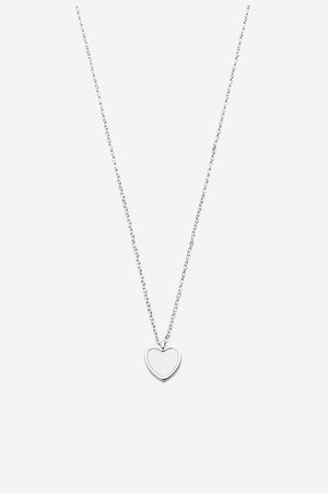 Myra Silver Heart Necklace