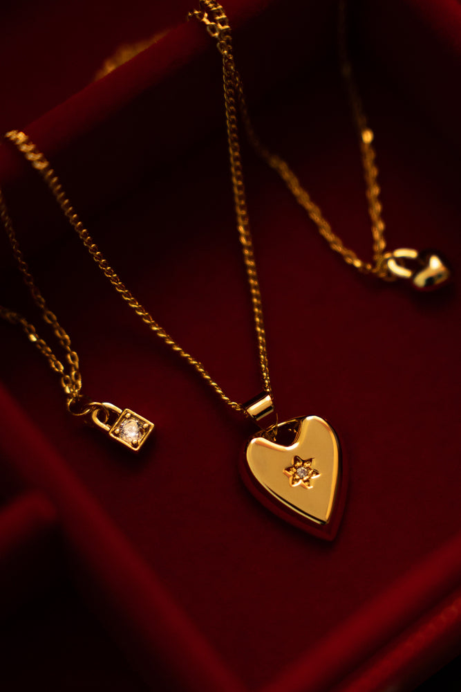 Stella Gold Heart Crystal NL