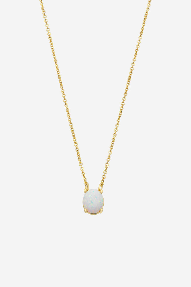 Emery Gold Opal Necklace
