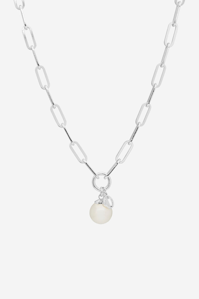 Hayley Silver Pearl Nlace