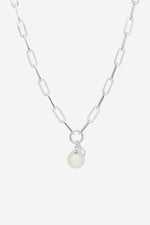 Hayley Silver Pearl Nlace